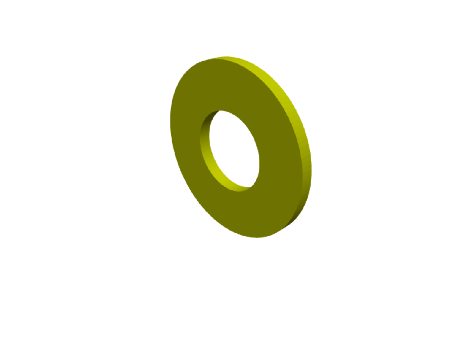 DIN 125 class 4 M3 Flat Washer
